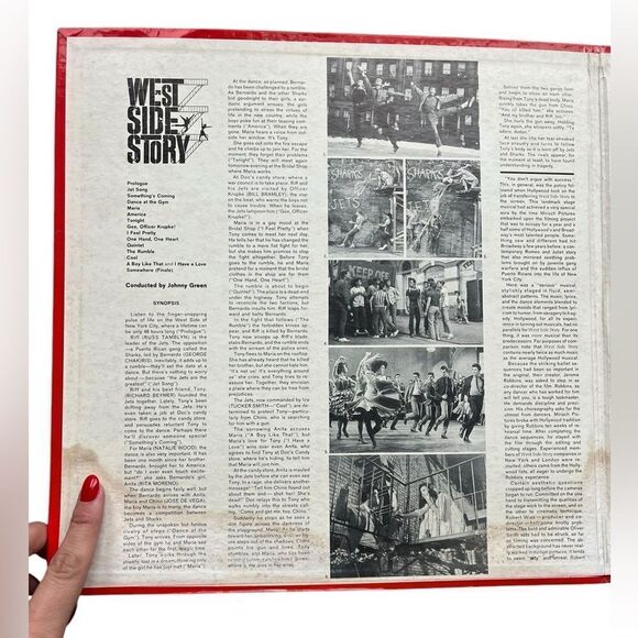 WEST SIDE STORY 1961 FILM SOUNDTRACK LP VINYL RECORD COLUMBIA MASTERWORKS - Picture 5 of 8
